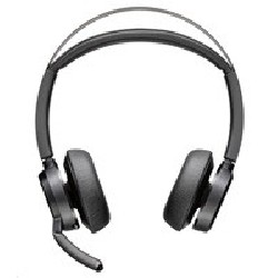 Poly Voyager Focus 2-M USB-C-C Headset USB-C/A Adapter Charging Stand