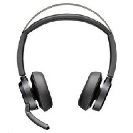 Poly Voyager Focus 2-M USB-C-C Headset USB-C/A Adapter Charging Stand