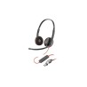 Poly Blackwire 3220 náhlavní souprava, USB-C/A adaptér, stereo (bulk)
