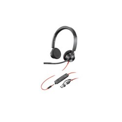 Poly Blackwire 3325 MS Teams náhlavní souprava, 3.5 mm jack + USB-C/A adaptér, stereo