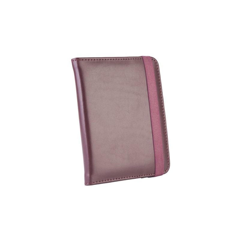 C-TECH PROTECT pouzdro z pravé kůže pro 6" zařízení, RLC-02, bordó