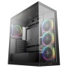DEEPCOOL Case CG580 4F V2, ATX, Průhledná bočnice, 4x120mm ARGB, černá