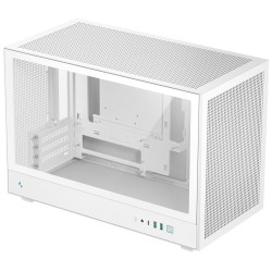 DEEPCOOL Case CH260 WH, mATX, Průhledná bočnice, bílá