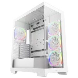 DEEPCOOL Case CG580 4F V2 WH, ATX, Průhledná bočnice, 4x120mm ARGB, bílá
