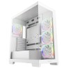 DEEPCOOL Case CG580 4F V2 WH, ATX, Průhledná bočnice, 4x120mm ARGB, bílá
