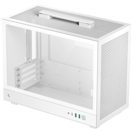 DEEPCOOL Case CH160 PLUS WH, mATX, Průhledná bočnice, bílá