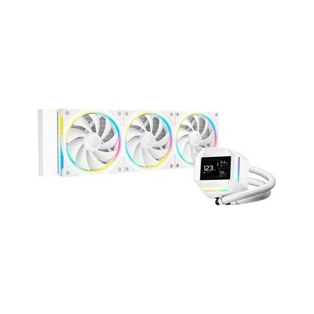 DEEPCOOL Vodní chladič LM360 WH, ARGB, 3x 120mm, AM5, LGA1851, bílá