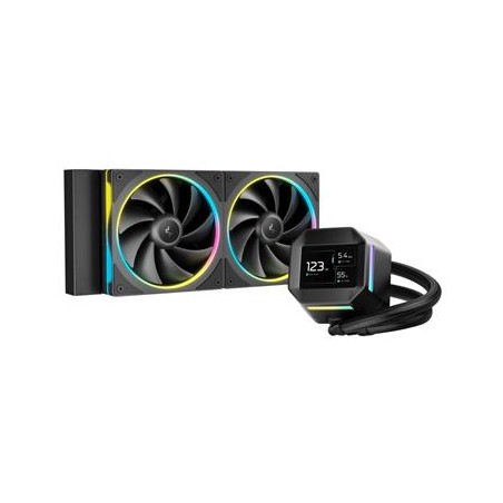 DEEPCOOL Vodní chladič LM240, ARGB, 2x 120mm, AM5, LGA1851, černá