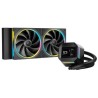 DEEPCOOL Vodní chladič LM240, ARGB, 2x 120mm, AM5, LGA1851, černá