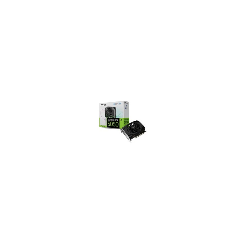 PNY VGA Nvidia GeForce RTX 5050 8GB Single Fan, RTX 5050, 8GB GDDR6, 3xDP, 1xHDMI