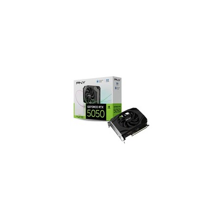 PNY VGA Nvidia GeForce RTX 5050 8GB Single Fan, RTX 5050, 8GB GDDR6, 3xDP, 1xHDMI