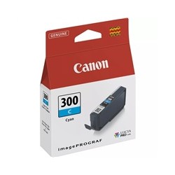 Canon CARTRIDGE PFI-300 C azurová pro imagePROGRAF PRO-300 BAZAR/POŠKOZENÝ OBAL