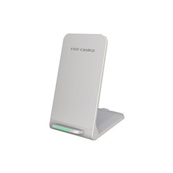 1stCOOL bezdrátová QI nabíječka H18, skládací stojánek, USB-C, bílá