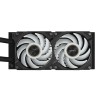 GIGABYTE vodní chladič AORUS WATERFORCE X II 240, 2x120mm ARGB, LCD displej, LGA1851, AM5