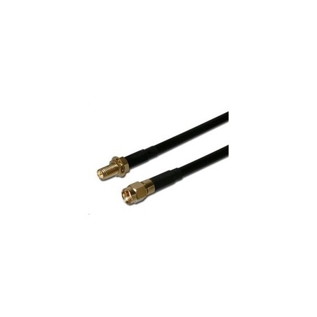 Koaxiální WLAN Antenní prodlužovací SMA male reverse - SMA female reverse ,1m