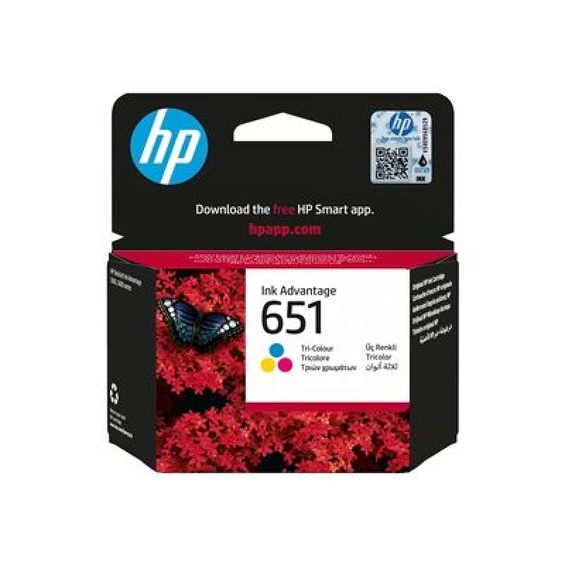 HP 651 Tri-color Original Ink Advantage Cartridge, C2P11AE (300 pages)