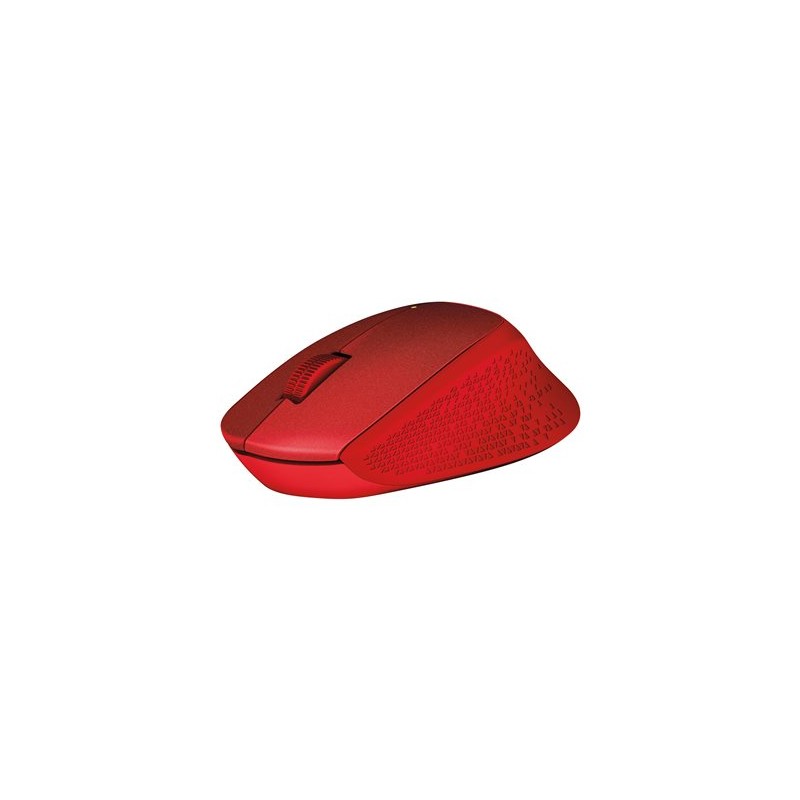Logitech Wireless Mouse M330 Silent Plus, red