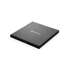 VERBATIM externí mechanika DVD-RW Rewriter USB-C, černá + NERO