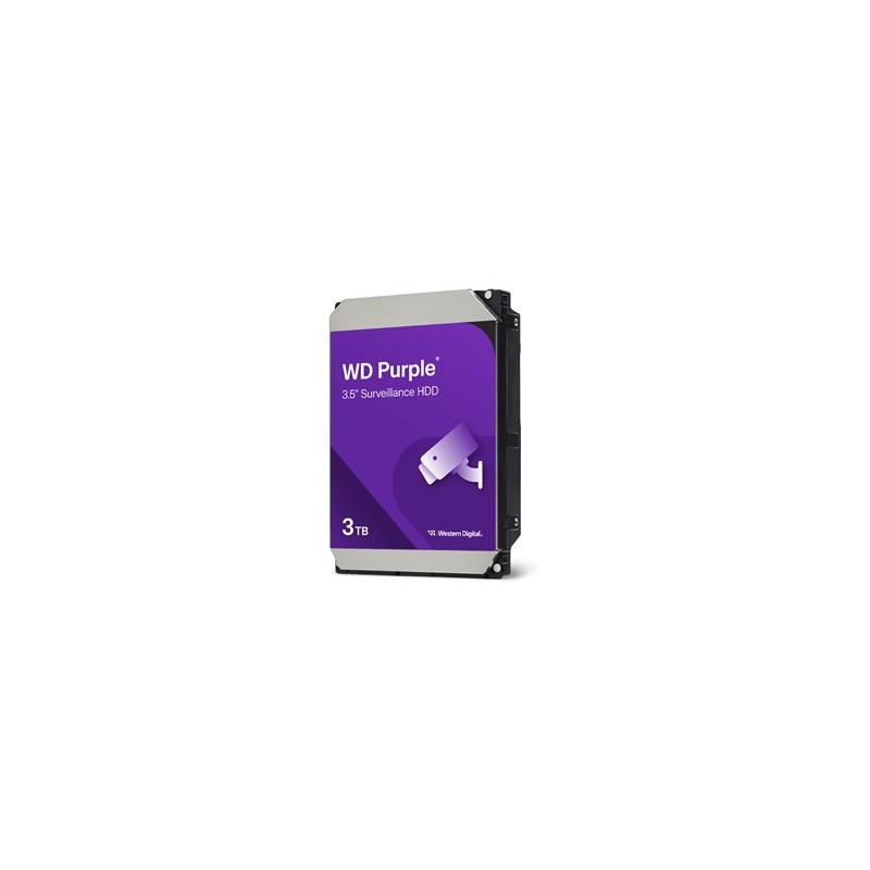 WD PURPLE WD34PURZ 3TB, SATA III 3.5", 128MB, 180MB/s, Low Noise, CMR