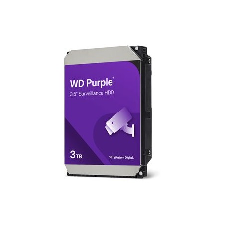 WD PURPLE WD34PURZ 3TB, SATA III 3.5", 128MB, 180MB/s, Low Noise, CMR