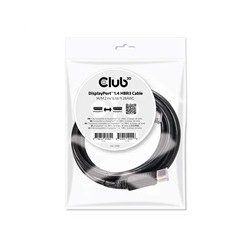 Club3D Certifikovaný Kabel DisplayPort 1.4 HBR3 8K60Hz (M/M), 2m