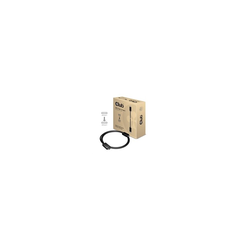 Club3D Kabel USB 3.1 typ C Gen2 4K60Hz UHD Power Delivery 100W, (M/M), 80cm
