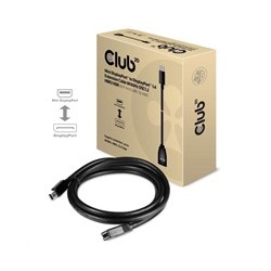 Club3D Prodlužovací kabel Mini DisplayPort 1.4 na DisplayPort 8K 60Hz DSC 1.2 HBR3 HDR Bidirectional (M/F), 1m
