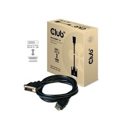 Club3D Kabel DVI-D na HDMI 1.4 (M/M), 2m