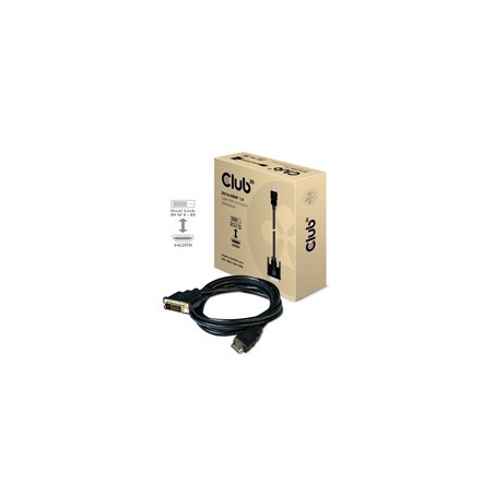 Club3D Kabel DVI-D na HDMI 1.4 (M/M), 2m