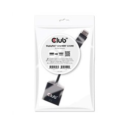 Club3D Adaptér aktivní DisplayPort 1.2 na HDMI 2.0 4K60Hz UHD, 20cm