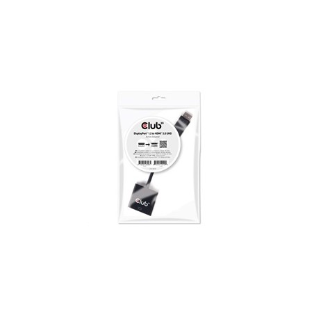 Club3D Adaptér aktivní DisplayPort 1.2 na HDMI 2.0 4K60Hz UHD, 20cm