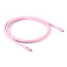 Club3D Kabel USB-C 4.0, 20Gbps, 4K60Hz, PD 240W, 2m, růžová
