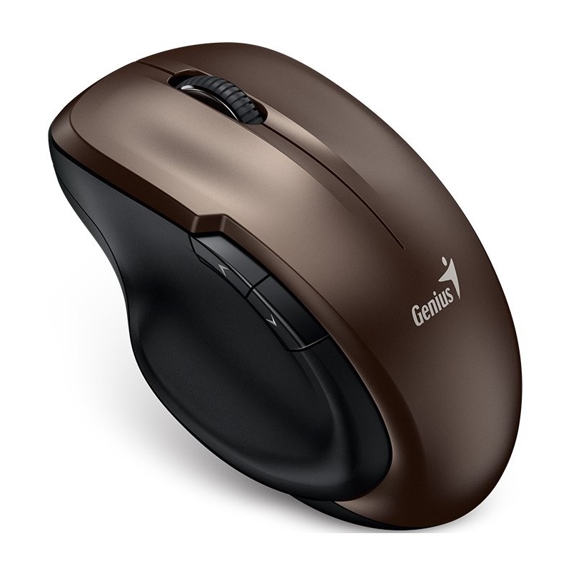 GENIUS myš Ergo 8200S/ 1200 dpi/ bezdrátová/ Chocolate/ 5-tlačítková