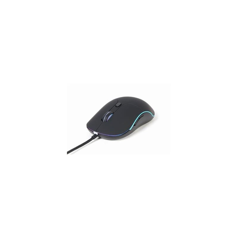 GEMBIRD myš MUS-UL-02, podsvícená, černá, 2400DPI, USB