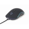 GEMBIRD myš MUS-UL-02, podsvícená, černá, 2400DPI, USB