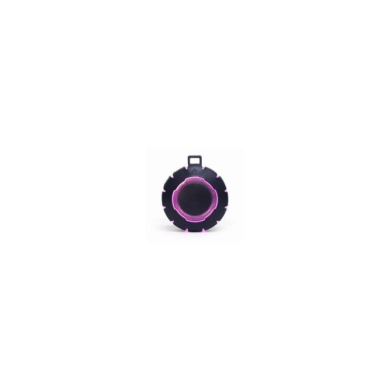 GEMBIRD Repro SPK-BTOD-01, Outdoor, Bluetooth, 3W, RGB LED podsvícení, černá