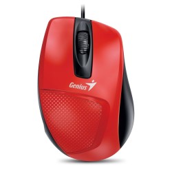 GENIUS myš DX-150X, drátová, 1000 dpi, USB, červená