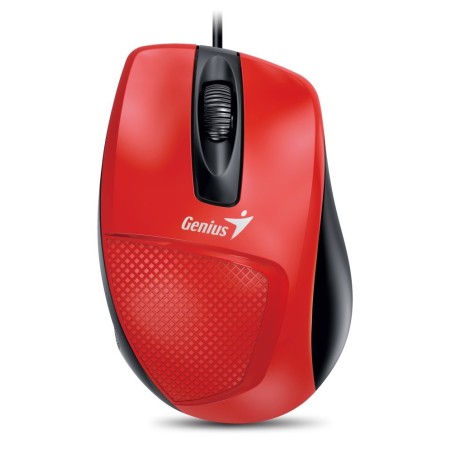 GENIUS myš DX-150X, drátová, 1000 dpi, USB, červená