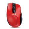 GENIUS myš DX-150X, drátová, 1000 dpi, USB, červená
