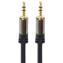 PREMIUMCORD kabel, stíněný, Jack 3.5mm - Jack 3.5mm M/M 1,5m