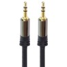 PREMIUMCORD kabel, stíněný, Jack 3.5mm - Jack 3.5mm M/M 1,5m
