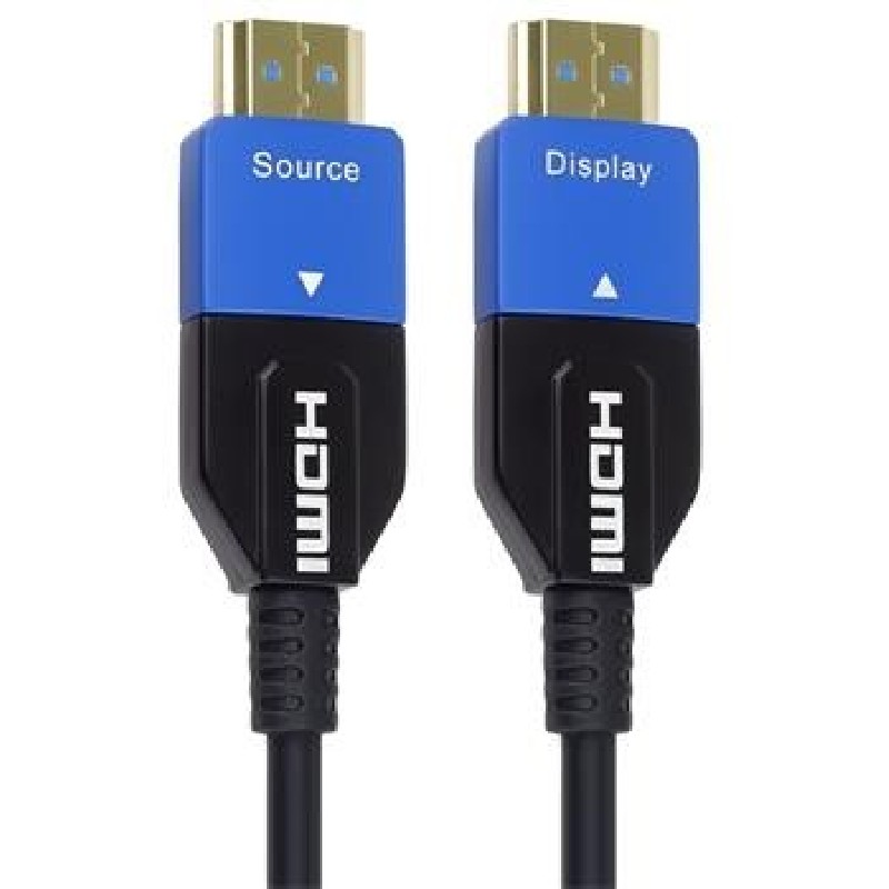 PREMIUMCORD Ultra High Speed HDMI 2.1 optický kabel 8K@60Hz 4K@120Hz 30m zlacený