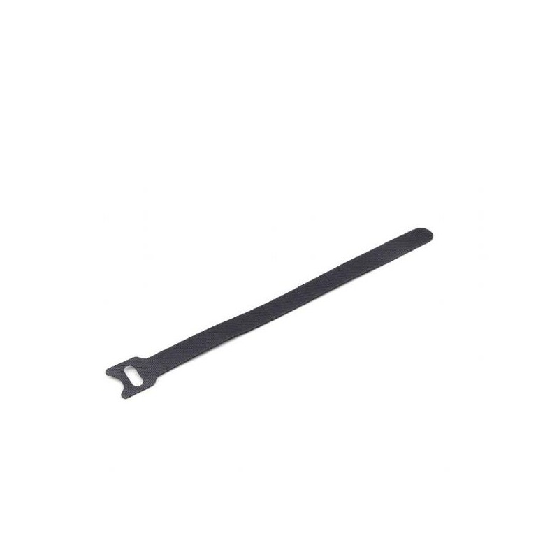 C-Tech CABLEXPERT stahovací pásky na suchý zip, 210mm, černé, 100ks v balení