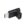 PremiumCord Adaptér USB-C na USB-C, zahnutý 90°