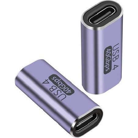 PremiumCord 40Gbps Aluminium USB-C Female - USB-C Female spojka