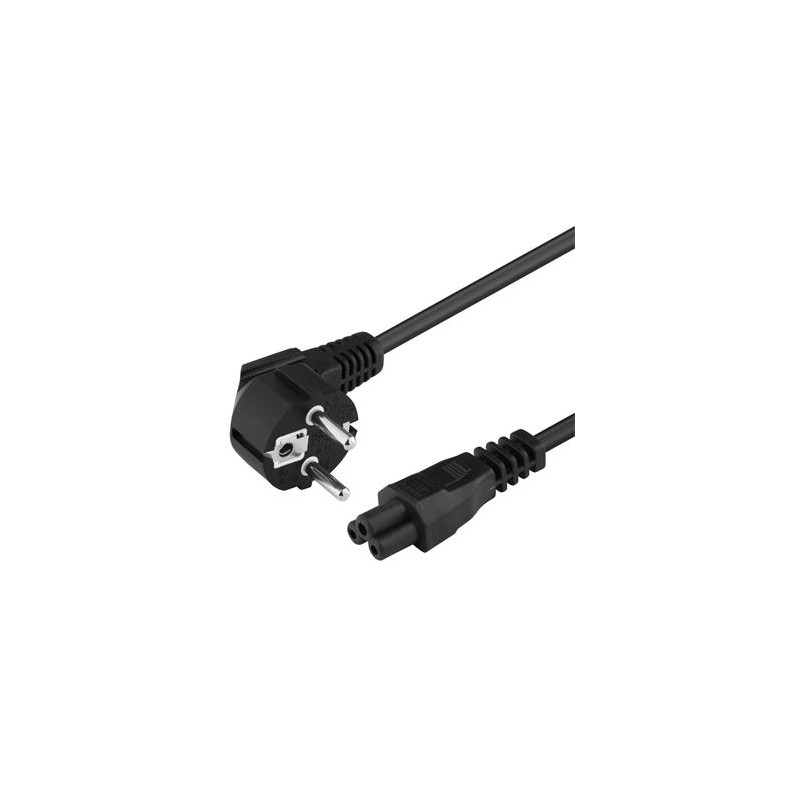 PREMIUMCORD Kabel napájecí 230V pro NTB (3pin, Schuko, trojlístek) 5m
