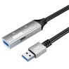 PREMIUMCORD USB 3.2. repeater a prodlužovací kabel Male-Female, 5Gbps Aluminium 5m