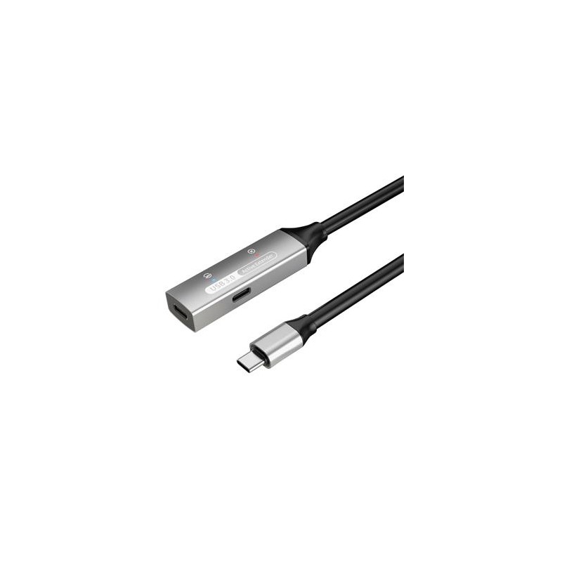 PREMIUMCORD USB-C repeater a prodlužovací kabel Male-Female, 5Gbps Aluminium 5m