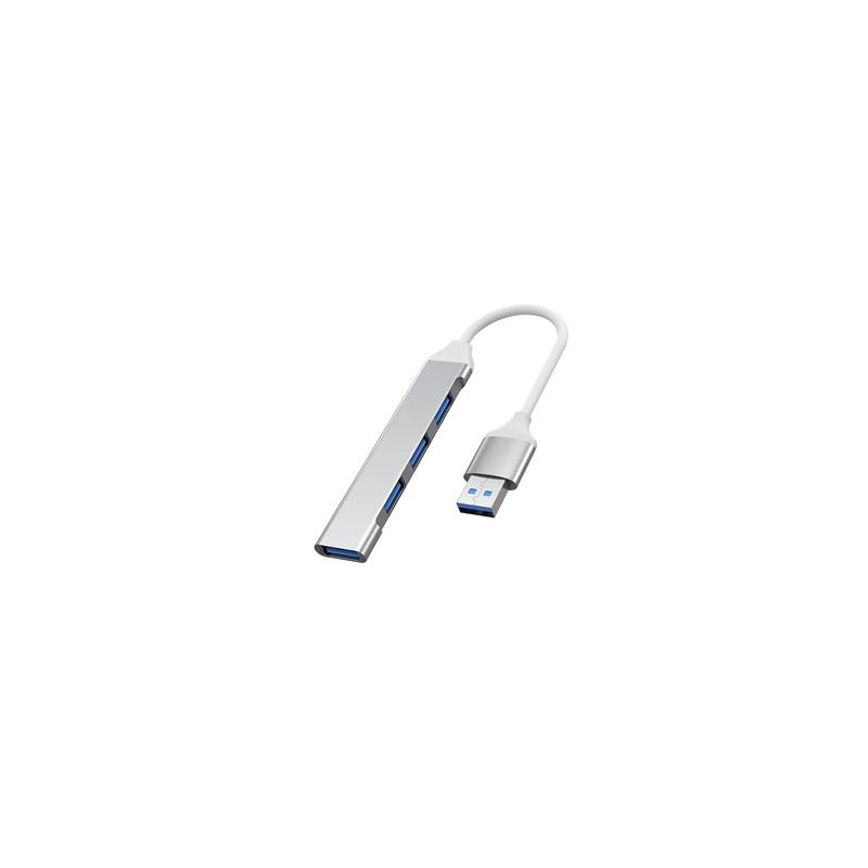 PremiumCord Hub USB3.2A na USB3.2 A + 3x USB2.0 A, SuperSpeed 5Gbps, hliníkové pouzdro