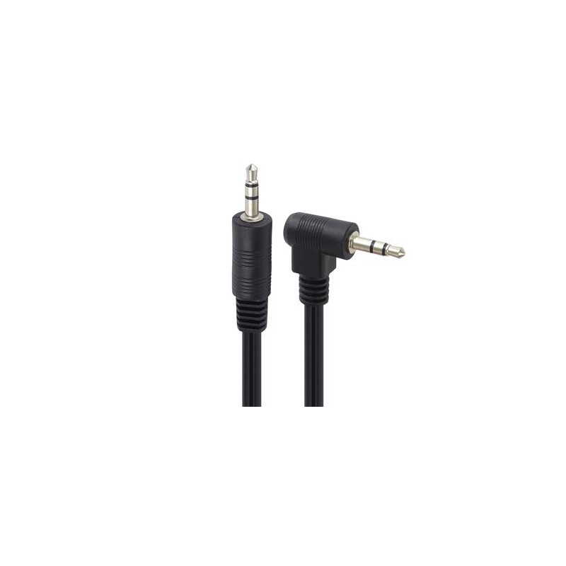 PREMIUMCORD Kabel Jack 3,5mm - 3,5mm 90° M/M 1,5m